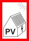 Fotovoltaika - samolepka 100 x 150 mm (A6)