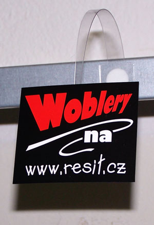 Wobler - obdélník 90 x 75 mm papír 250g, balení po 100 ks