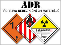 Mezinárodní jednotné značení přepravovaných nebezpečných materiálů dle evropské dohody ADR