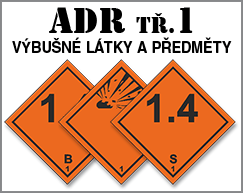 ADR - Výbušné látky