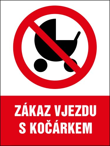 Zákaz dětských kočárků