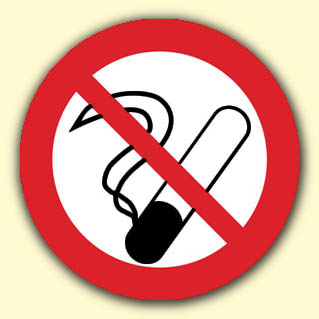 Zákaz kouření - kruh 50 mm